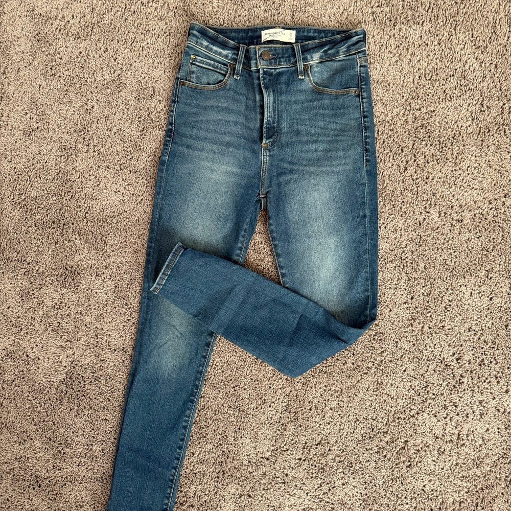 Abercrombie & Fitch High Rise Denim Jeans